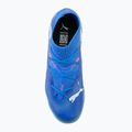 Încălțăminte de fotbal pentru copii PUMA Future 7 Match TT + Mid Jr bluemazing/puma white/electric peppermint 5