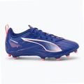 Ghete de fotbal pentru copii PUMA Ultra 5 Play FG/AG Jr lapis lazuli/puma white/sunset glow 2