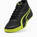 Încălțăminte de bachet pentru bărbați PUMA Court Pro puma black/electric lime 4