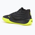 Încălțăminte de bachet pentru bărbați PUMA Court Pro puma black/electric lime 3