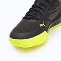 Încălțăminte de bachet pentru bărbați PUMA Court Pro puma black/electric lime 7
