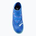 Încălțăminte de fotbal pentru copii PUMA Future 7 Match It + Mid Jr bluemazing/puma white/electric peppermint 5