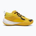 Încălțăminte de baschet pentru copii PUMA Playmaker Pro JR yellow sizzle/puma blackl 10