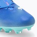 Încălțăminte de fotbal PUMA Future 7 Play It hyperlink blue/mint/puma white 7