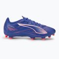 PUMA Ultra 5 Play FG/AG lapis lazuli/puma alb/sunset gloe ghete de fotbal 2