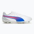 Încălțăminte de fotbal pentru copii  PUMA King Match FG/AG Jr puma white/bluemazing/flat light grey/sunset glow 2