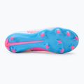 Încălțăminte de fotbal pentru copii PUMA Ultra 5 Match Vol. Up FG/AG Jr puma white/luminous blue 4