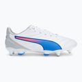 Încălțăminte de fotbal pentru bărbați  PUMA King Pro MxSG puma white/bluemazing/flat light grey/sunset glow 2