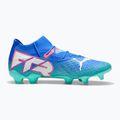 Încălțăminte de fotbal PUMA Future 7 Ultimate FG/AG bluemazing/puma white/electric peppermint 3