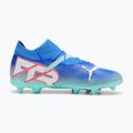 Încălțăminte de fotbal pentru copii  PUMA Future 7 Pro FG/AG Jr bluemazing/puma white/electric peppermint 3