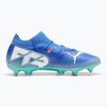 Încălțăminte de fotbal PUMA Future 7 Match MxSG blue mazing/puma white/electric peppermint 3