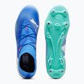 Încălțăminte de fotbal PUMA Future 7 Match MxSG blue mazing/puma white/electric peppermint 4