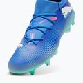 Încălțăminte de fotbal PUMA Future 7 Match MxSG blue mazing/puma white/electric peppermint 5