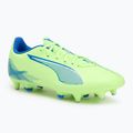 Cizme de fotbal PUMA Ultra 5 Play MxSG fizzy apple/puma alb