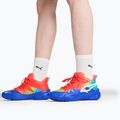 Încălțăminte de baschet pentru bărbați PUMA Genetics Marcus Smart royal sapphire/red blast 4