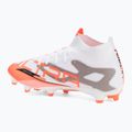 Încălțăminte de fotbal pentru bărbați PUMA Ultra 5 Match+ FG/AG puma white/puma black/glowing red 3