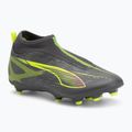 Încălțăminte de fotbal pentru copii  PUMA Ultra 5 Match+ LL FG/AG Jr matte aged silver/yellow alert/puma aged silver