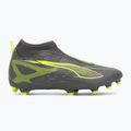Încălțăminte de fotbal pentru copii  PUMA Ultra 5 Match+ LL FG/AG Jr matte aged silver/yellow alert/puma aged silver 2