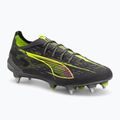 Încălțăminte de fotbal pentru bărbați  PUMA Ultra 5 Ultimate MxSG matte aged silver/yellow alert/sun struck