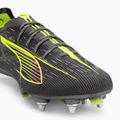Încălțăminte de fotbal pentru bărbați  PUMA Ultra 5 Ultimate MxSG matte aged silver/yellow alert/sun struck 7