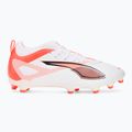 Încălțăminte de fotbal pentru copii PUMA Ultra 5 Match FG/AG Jr puma white/puma black/glowing red 2