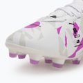 Încălțăminte de fotbal pentru copii PUMA Ultra 5 Match Forever FG/AG Jr puma white/pure magenta/feather gray/puma black 7