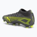 Încălțăminte de fotbal pentru bărbați PUMA Ultra 5 Play+ FG/AG matte aged silver/yellow alert/puma aged silver 3