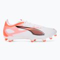 Încălțăminte de fotbal pentru bărbați PUMA Ultra 5 Match FG/AG puma white/puma black/glowing red 2