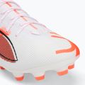 Încălțăminte de fotbal pentru bărbați  PUMA Ultra 5 Pro FG/AG puma white/puma black/glowing red 7