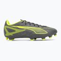 Încălțăminte de fotbal PUMA Ultra 5 Play FG/AG matte aged silver/yellow alert/puma aged silver 2