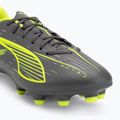 Încălțăminte de fotbal PUMA Ultra 5 Play FG/AG matte aged silver/yellow alert/puma aged silver 7
