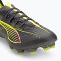 Încălțăminte de fotbal pentru bărbați PUMA Ultra 5 Match FG/AG matte aged silver/yellow alert/puma aged silver 7