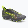 Încălțăminte de fotbal pentru copii PUMA Ultra 5 Pro FG/AG Jr matte aged silver/yellow alert/sun struck