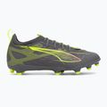 Încălțăminte de fotbal pentru copii PUMA Ultra 5 Pro FG/AG Jr matte aged silver/yellow alert/sun struck 2