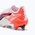 Încălțăminte de fotbal pentru bărbați  PUMA Ultra 5 Ultimate FG puma white/puma black/glowing red 8