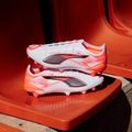 Încălțăminte de fotbal pentru bărbați  PUMA Ultra 5 Ultimate FG puma white/puma black/glowing red 10