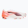 Încălțăminte de fotbal pentru bărbați  PUMA Ultra 5 Ultimate FG puma white/puma black/glowing red 2