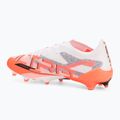 Încălțăminte de fotbal pentru bărbați  PUMA Ultra 5 Ultimate FG puma white/puma black/glowing red 3