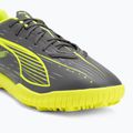 Încălțăminte de fotbal pentru bărbați PUMA Ultra 5 Play TT matte aged silver/yellow alert/puma aged silver 7