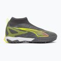 Încălțăminte de fotbal pentru copii  PUMA Ultra 5 Match+ LL TT + Mid Jr matte aged silver/yellow alert/puma aged silver 2