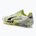 Încălțăminte de fotbal pentru bărbați  PUMA King Ultimate Forever FG/AG feather gray/electric lime/puma white/flat light gray 3