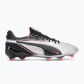 Încălțăminte de fotbal pentru bărbați PUMA King Ultimate FG/AG puma silver/puma black/sun struck/puma white 2