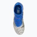 Încălțăminte de fotbal pentru copii PUMA Future 8 Match Forever FG/AG Jr white/ultra blue/feather gray/puma black/glowing red 5