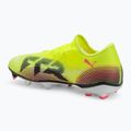 Încălțăminte de fotbal pentru bărbați PUMA Future 8 Match Low FG/AG yellow alert/ puma black/ sun struck 3