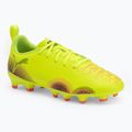 Încălțăminte de fotbal pentru copii PUMA Future 8 Play FG/AG Jr yellow alert/puma black/sun struck