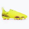 Încălțăminte de fotbal pentru copii PUMA Future 8 Play FG/AG Jr yellow alert/puma black/sun struck 2