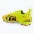 Încălțăminte de fotbal pentru copii PUMA Future 8 Play FG/AG Jr yellow alert/puma black/sun struck 3