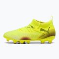 Încălțăminte de fotbal pentru copii PUMA Future 8 Match FG/AG Jr yellow alert/puma black/sun struck 2
