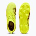 Încălțăminte de fotbal pentru copii PUMA Future 8 Match FG/AG Jr yellow alert/puma black/sun struck 3