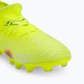 Încălțăminte de fotbal pentru copii PUMA Future 8 Match FG/AG Jr yellow alert/puma black/sun struck 7